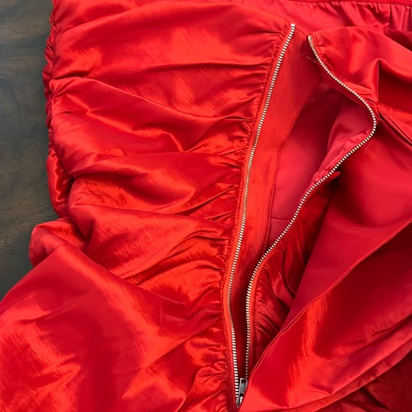 Bardot Sleeveless Oversized Bow Waist Strapless Ruched Mini Dress - Picture 11 of 14